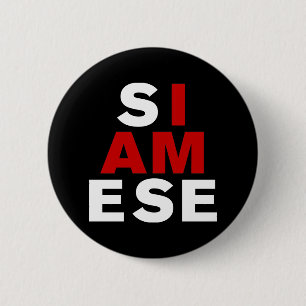 CHAPA REDONDA DE 5 CM SOY SIAMÉS