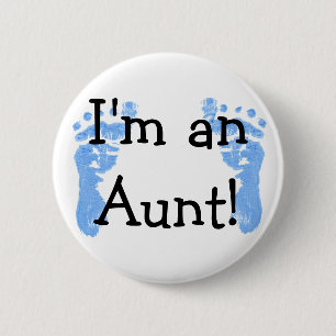 Chapa Redonda De 5 Cm ¡Soy tía!