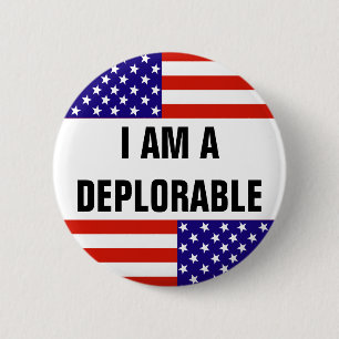 CHAPA REDONDA DE 5 CM SOY UN DEPLORABLE