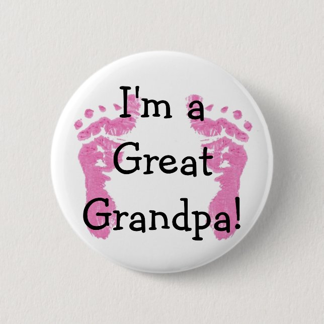 Chapa Redonda De 5 Cm ¡Soy un gran abuelo! (Anverso)