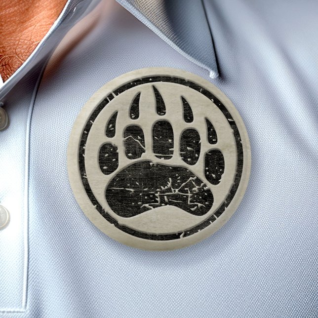 Chapa Redonda De 5 Cm Soy un MAMA GRIZZLY (Custom Button)