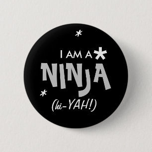 CHAPA REDONDA DE 5 CM SOY UN NINJA