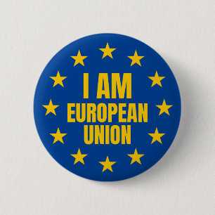 CHAPA REDONDA DE 5 CM SOY UNIÓN EUROPEA