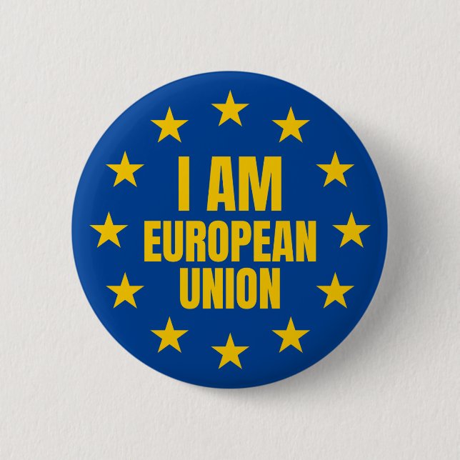 CHAPA REDONDA DE 5 CM SOY UNIÓN EUROPEA (Anverso)