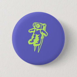 Chapa Redonda De 5 Cm Spaceman button.