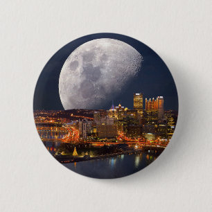 Chapa Redonda De 5 Cm Spacey Pittsburgh