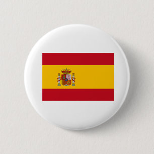 Chapa Redonda De 5 Cm Spain Flag