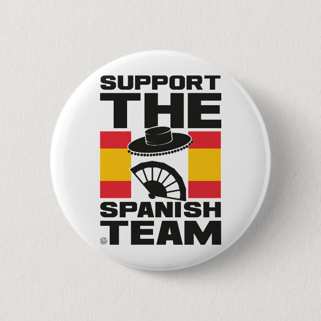 CHAPA REDONDA DE 5 CM SPANISH EQUIPO (Anverso)