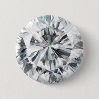 Chapa Redonda De 5 Cm Sparkling Diamond textura April Birthstone