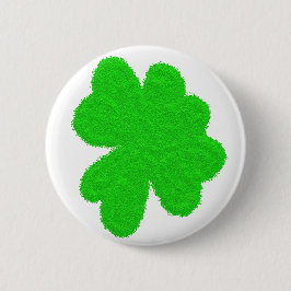 Chapa Redonda De 5 Cm Sparkly shamrock afortunado clover St. Patrick's D