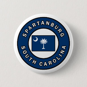 Chapa Redonda De 5 Cm Spartanburg Carolina del Sur