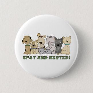 Chapa Redonda De 5 Cm Spay y Neuter