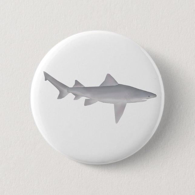Chapa Redonda De 5 Cm Speartooth Shark (Anverso)