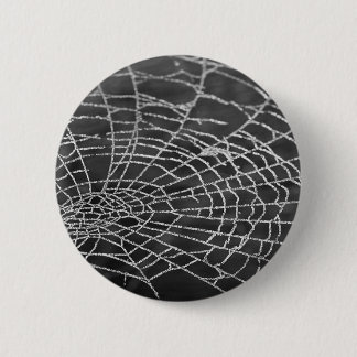 Chapa Redonda De 5 Cm Spider Web