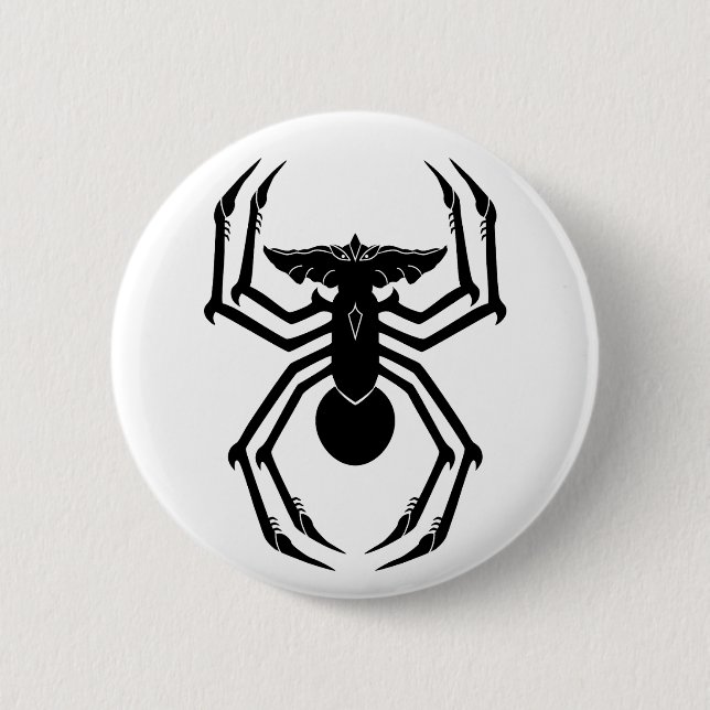 Chapa Redonda De 5 Cm SpiderGremlin (Anverso)