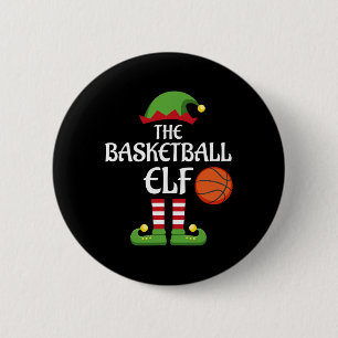 Chapa Redonda De 5 Cm Spo de Navidades del grupo de juego de baloncesto 