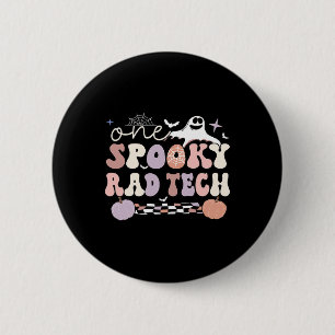 Chapa Redonda De 5 Cm Spookone Radiology Tech Halloween Rad Technologist