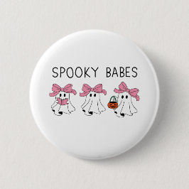 Chapa Redonda De 5 Cm Spooky babes cute ghost