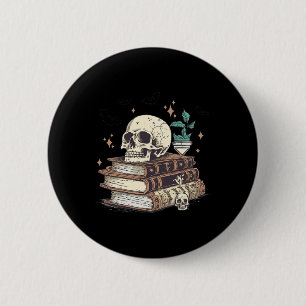 Chapa Redonda De 5 Cm Spooky Spell Books