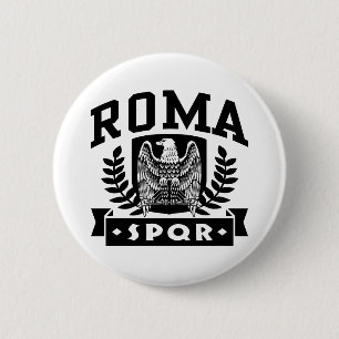 Chapa Redonda De 5 Cm SPQR romaní