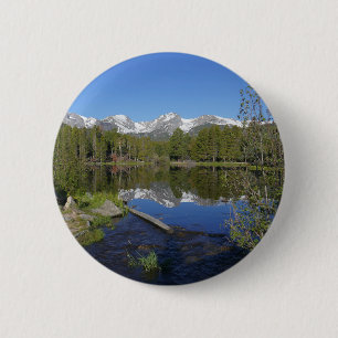 Chapa Redonda De 5 Cm Sprague Lake II en el Parque Nacional Montañas Roc