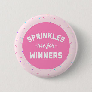 Chapa Redonda De 5 Cm Sprinkles está para la cita divertida de los