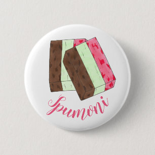 Chapa Redonda De 5 Cm Spumoni Italiano Gelato Helado Spumone