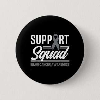 Chapa Redonda De 5 Cm Squad de Apoyo Tumor Cerebral Apoyo Cáncer Cerebra
