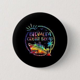 Chapa Redonda De 5 Cm Squad de Crucero 2025 Bermudas Navegando Juntos Sq