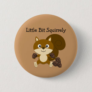 Chapa Redonda De 5 Cm Squirrely