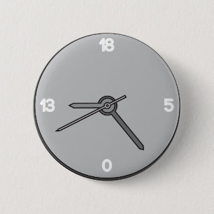 Chapa Redonda De 5 Cm Sr. E Clock Button