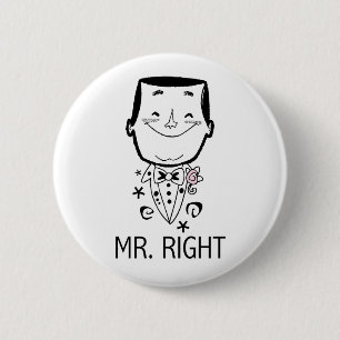 Chapa Redonda De 5 Cm Sr. la Right T-shirts y regalos