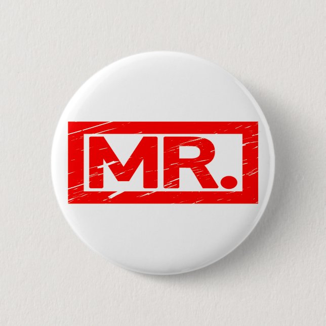 Chapa Redonda De 5 Cm Sr. Stamp (Anverso)
