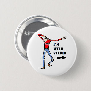 Chapa Redonda De 5 Cm Srawny, bobalicona tonta