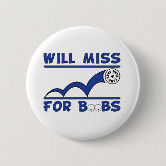 Chapa Redonda De 5 Cm Srta. Beer Pong Button