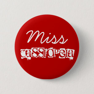 Chapa Redonda De 5 Cm Srta., Cassiopeia