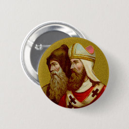 Chapa Redonda De 5 Cm SS. Cyril y Methodius (M 001)