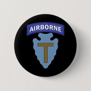 Chapa Redonda De 5 Cm SSI - 36ª División (Airborne)
