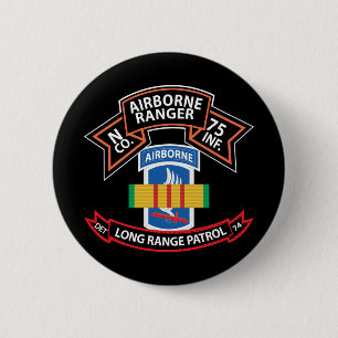 Chapa Redonda De 5 Cm SSI - Vietnam - N Co 75th Ranger - 173rd Airborne