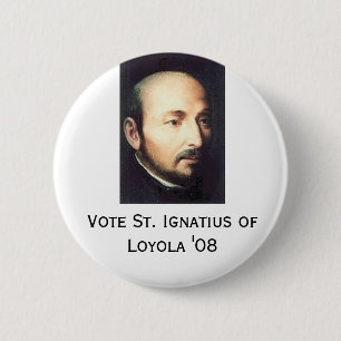 Chapa Redonda De 5 Cm St Ignatius de Loyola "08