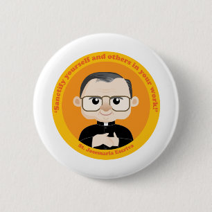 Chapa Redonda De 5 Cm St. Josemaria Escriva