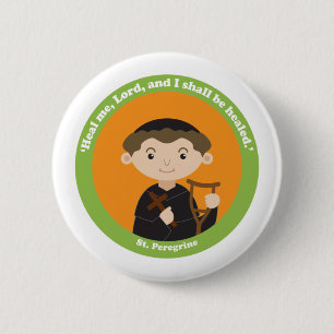 Chapa Redonda De 5 Cm St. Peregrine