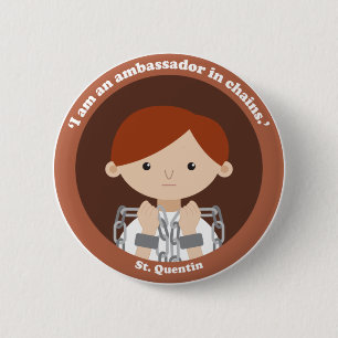 Chapa Redonda De 5 Cm St. Quentin