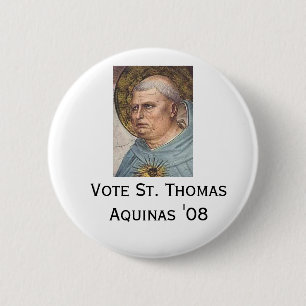 Chapa Redonda De 5 Cm St Thomas Aquinas "08