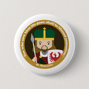 Chapa Redonda De 5 Cm St. Wenceslas