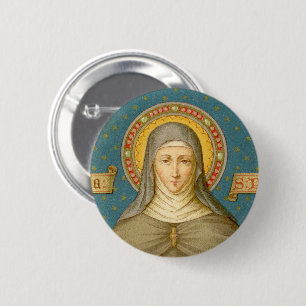 Chapa Redonda De 5 Cm Sta. Clara de Asis (SAU 027)