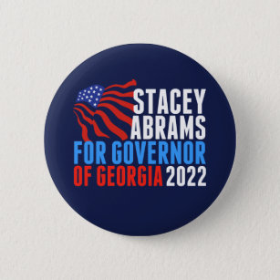 Chapa Redonda De 5 Cm Stacey Abrams para Gobernador de Georgia 2022