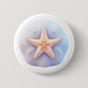 Chapa Redonda De 5 Cm Starfish en una piedra única