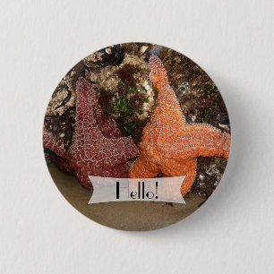 Chapa Redonda De 5 Cm Starfish/Sea Star personalizado y colorido Photo 3