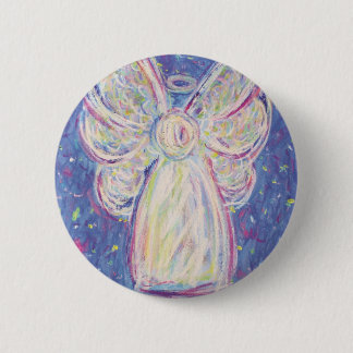 Chapa Redonda De 5 Cm Starry Night Angel